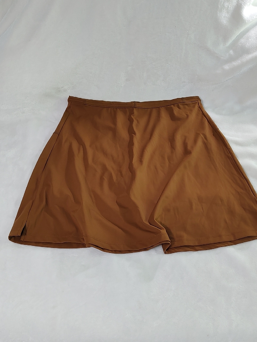 A-Line Skirt in Warm Brown